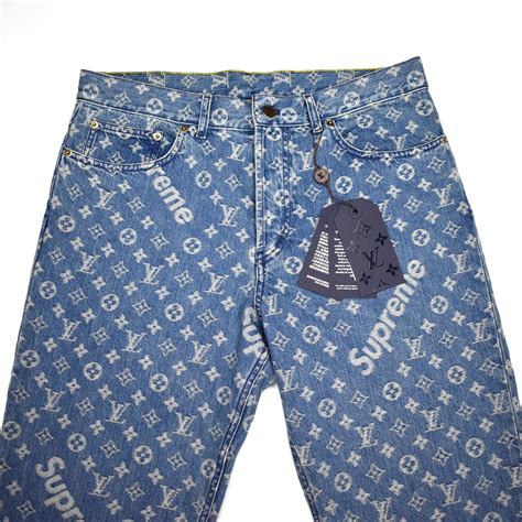 louis vuitton supreme jeans